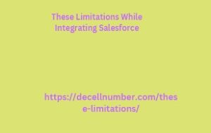 These Limitations While Integrating Salesforce