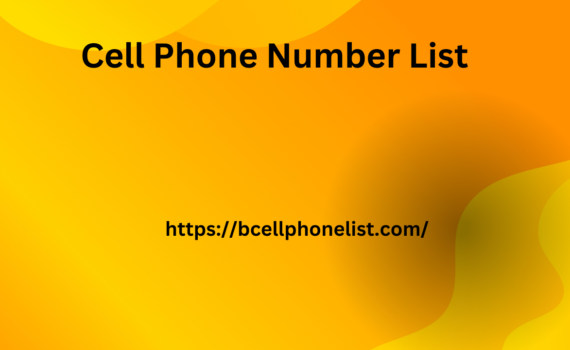 Cell Phone Number List